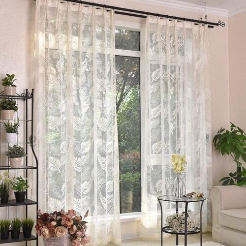 Curtain fabric pure color polyester jacquard light transmission large window screen office bedroom living room high shading