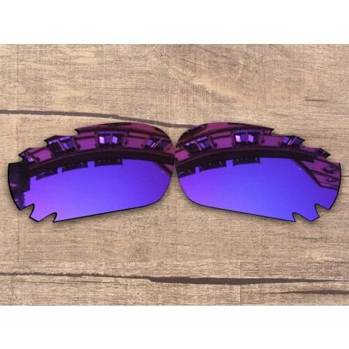 Vonxyz Violet Mirror Polarized Replacement Lenses for-Oakley Jawbone Vented Frame