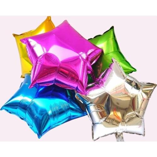 High Quality Of 10 inches Birthday party Decoration Wedding Advertising Polygon Aluminum Foil Balloon 50Pcs/lot