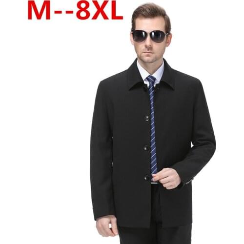 8XL 6XL 5XL 4XL Quality High Mens Jackets 2020 Men New Casual Jacket Coats Spring Regular Slim Jacket Coat for Male Wholesale