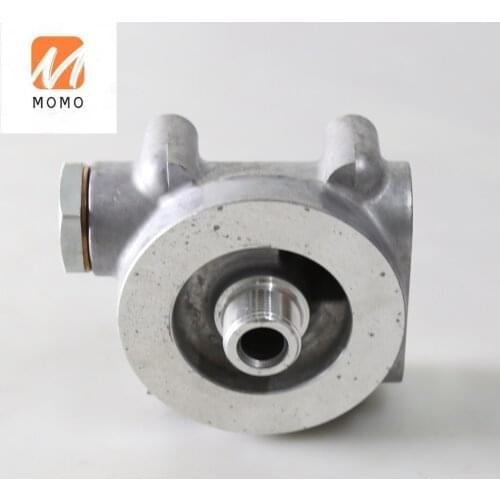 S6D107 Engine spare parts OIL FILTER HEAD For Excavator PC200-7