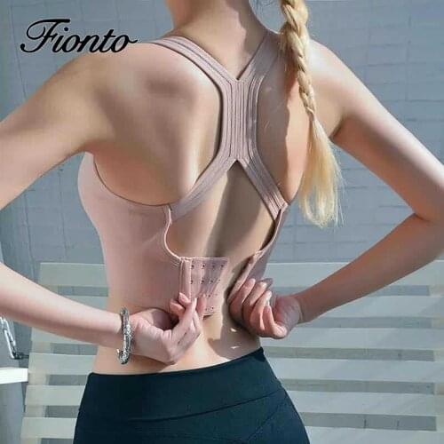 Women Sports Bra Push Up Crop Top Female Fitness Gym Bra Hollow Breathable Top Sexy Running Yoga Bra Athletic Sportswear 2021