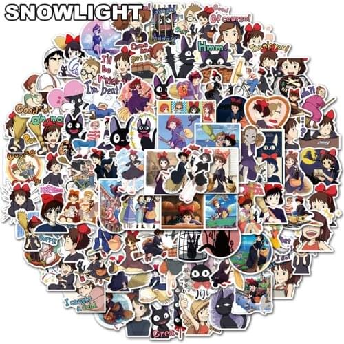 10/50pcs/pack Anime Kikis Delivery Service Stickers For Motorcycle Car Laptop Fridge Luggage Graffiti Waterproof Sticker
