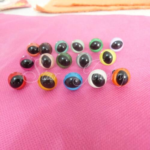 10mm/12mm/13mm/14mm toy safety cat eyes mixed color without washer /please choose size