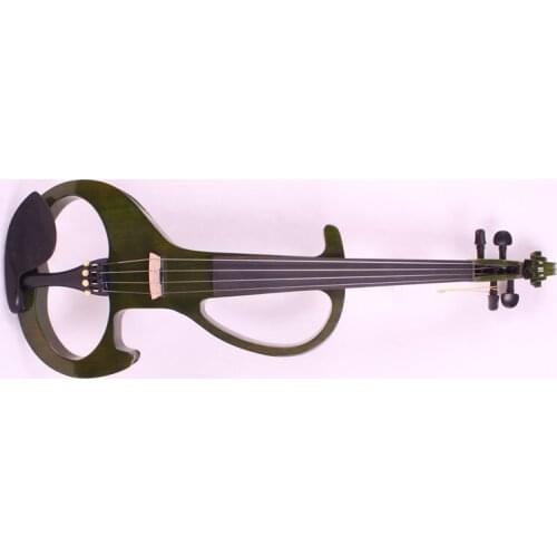 4/4 New 4 string Electric Acoustic Violin Solid Wood Nice Sound green color