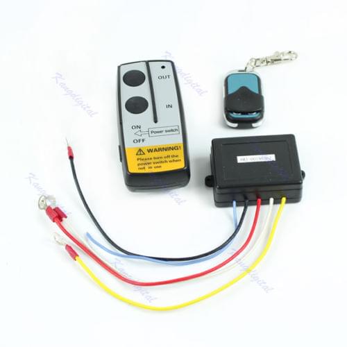 Wireless Remote Control Kit 24V Handset For Truck Jeep ATV SUV Winch Warn Ramsey