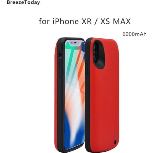 6000mAh Battery Case Power Case For iPhone XR XS MAX X XR Power Bank Battery Charger Case Battery Charging Case