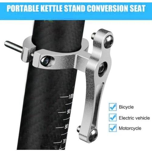 Bicycle Bottle Holder Water Cup Bracket Adapter Bike Handlebar Drink Rack Clip Bike Handlebar Drink Rack