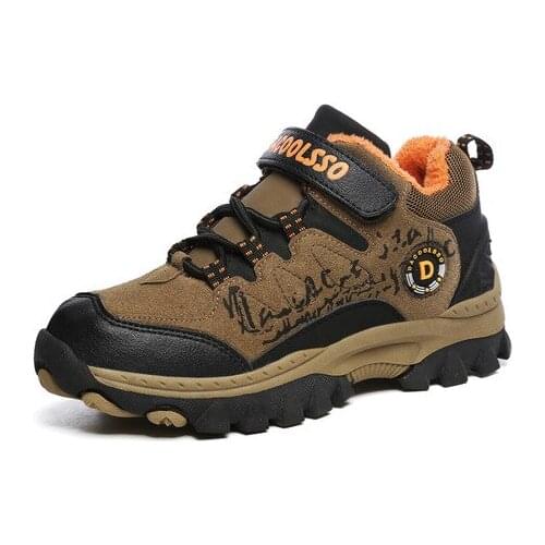 Children Casual Shoes Childrens Shoes kids outdoor sport shoes leather boys hiking shoes wholesale quality girls hilking shoes