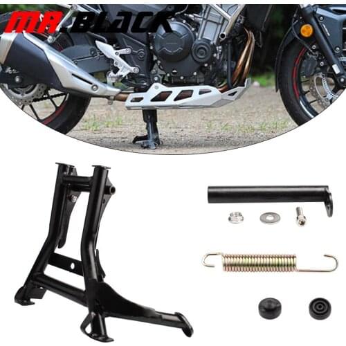 For Honda CB500X CB500F 2013-14-15-2018 Stainless Steel Center Central Parking Kick Stand Firm Holder Support Middle Kickstand