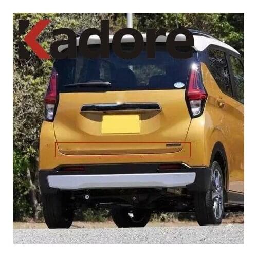 For Mitsubishi ek x /Ek cross 2020 2021 Stainless Steel Rear Trunk Lid Cover Trim Car Accessories Tailgate Boot Protection Strip