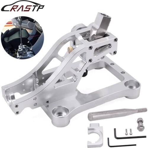 Billet Aluminum Shifter Box Assembly For 03-07 Accord CL7 CL9 & 04-08 TSX & TL Gear Shift Knob Shifter Replacement RS-SFN063