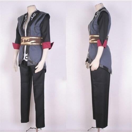 Anime Tales of Vesperia Yuri Lowell Cosplay Costume with gloves and shoe covers Halloween Costume For Women Men