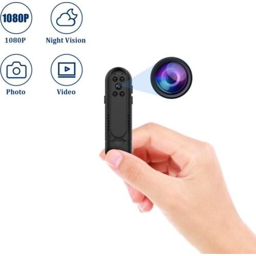 L8 Mini Camera 1080P Camera Wearable Body Pen Camera Digital Mini DVR Small Camcorder Micro Camera Support 32GB For Conference