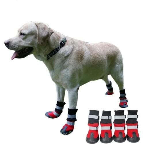 Dog Shoes for Chihuahua Anti Slip Waterproof Pet Cat Rain Shoes Rubber Boots for Four Seasons French Bulldog Pets Snow Booties