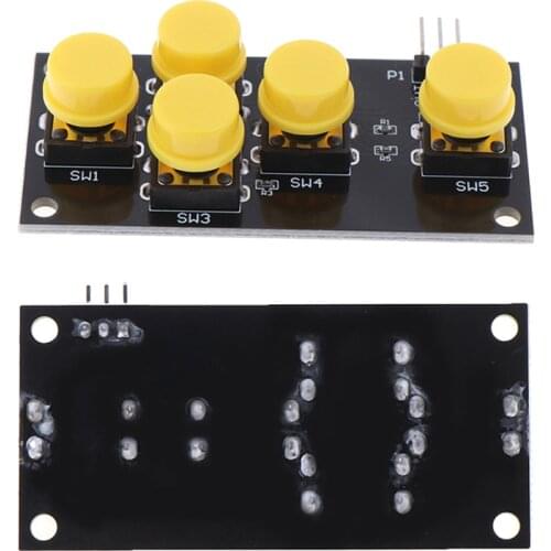 High Quality AD Keyboard Simulate Five Key Module Analog Button For Arduino Sensor Expansion Board