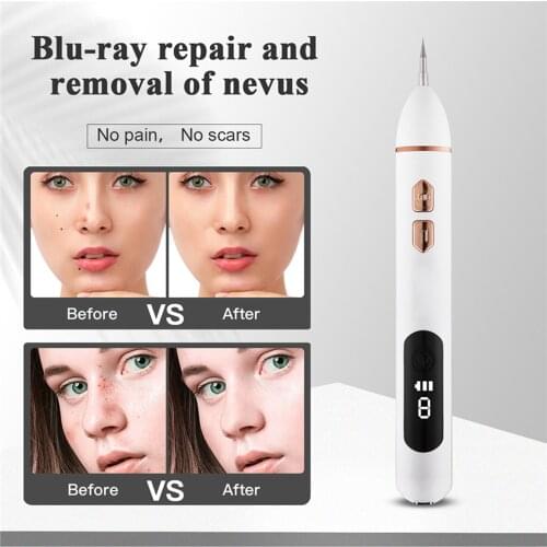 Plasma Pen Laser Tattoo Mole Removal Machine Blue Light Repair 9 Levels Rechargeable Skin Tag Freckles Wart Dark Spots Remover