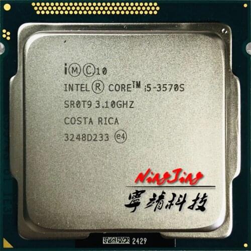 Intel Core i5-3570S i5 3570S 3.1 GHz Quad-Core CPU Processor 6M 65W LGA 1155