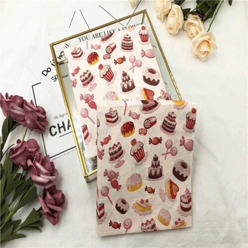 33*33cm 20pcs/lot Happy Birthday Cake Color Printing Napkins Paper Decoupage Craft Wedding Birthday Baby Birthday Party Decor