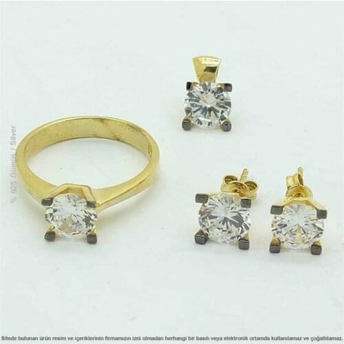 Silver Triple Set Gold Plated Jewelry Outlet