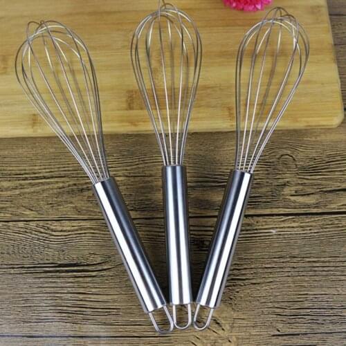 Balloon Whisks Steel Beat Mix Stir Whip Cakes Drink Hot Chocolate Eggs