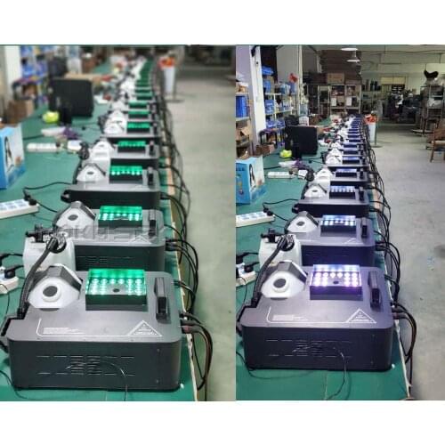LED Vertical Fog Machine 24pcs High Brightness Lamp Beads Smoke Machine Corlorful Dj Smoke Machine Spray 8-10m for Nightclub
