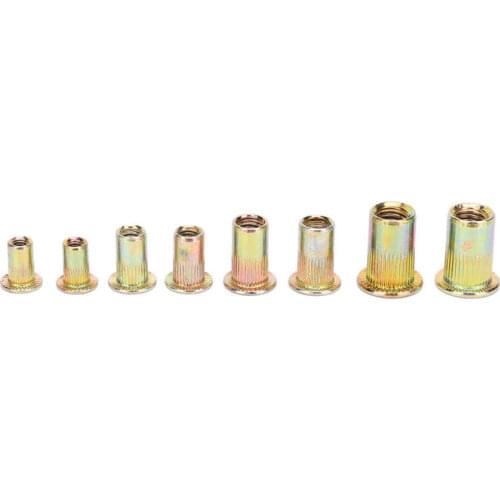 Zinc Plating Rivet Nuts Hardware Accessories M3/4/5/6 convenient to carry Plastic bag packaging simple and practical for