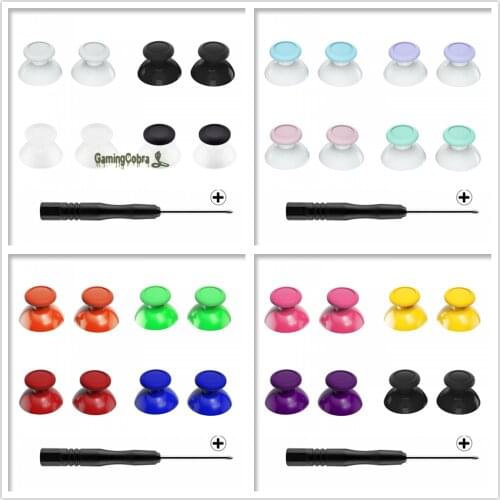 EXtremeRate Replacement 3D Joystick Thumbsticks, Analog Thumb Sticks with PH00 Screwdriver for NS Switch Pro Controller