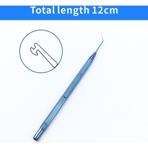 1 pc Titanium Kuglen Iris Hook and Lens Manipulator Push-pull ophthalmic instrument
