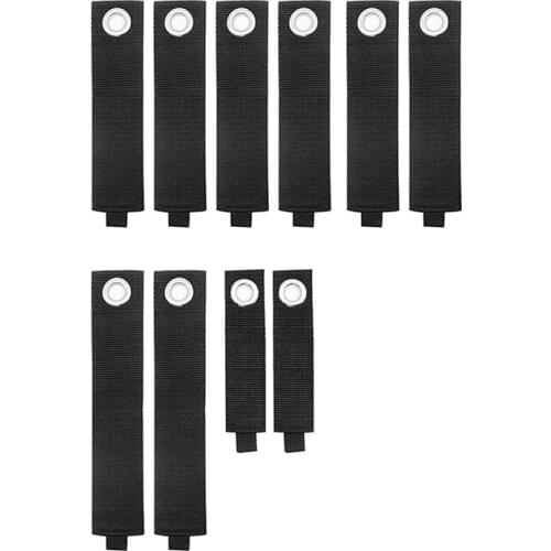 10 Pack Heavy Duty Storage Straps,Extension Cord Holder Organizer With Loop Adjustable Strap Holder For Cables, Hoses