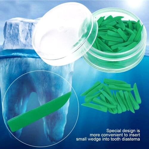 100pcs Dental Disposable Teeth Diastema Wedges Dental Filling Tool Supply 4 Sizes