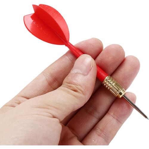 5Pcs 11cm Integrated Dart Needle Metal Darts Needle Dart Board Dartboard Needle Color: Red, Yellow, Blue, Green, Rose Red