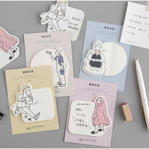 30 Sheet/pad Pleasant Holiday Sticky Note Book Kawaii Paper Memo Pad Planner Sticker Cute Office Stationery School Supplies