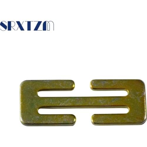 6.0x2.2cm Metal Automotive Car Safety Seat Belt Adjuster Portable Locking Clip Car Styling Black