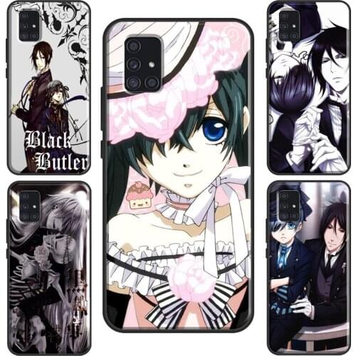 Anime Black Butler Kuroshitsuji Case For Samsung Galaxy A21S A20e A11 A31 M21 M31 A10 A30S A40 A50 A70 A51 A71 Coque
