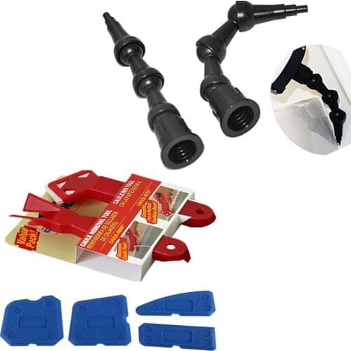 Free Shipping 2pcs 360 Degree Rotating Sealant Nozzle and Caulking Finishing Tool Sealant Removal Tool PRO CAULKING TOOL KIT