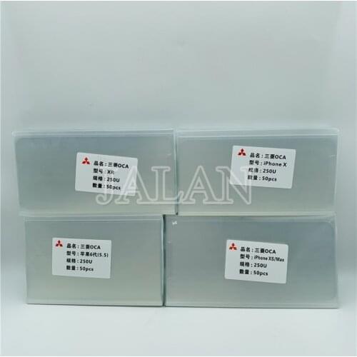 Free shipping 250um Mitsubishi OCA Glue For iphone 4.7 5.5 6.1 6.5 Inch LCD Display Screen Glass OCA Adhesive Laminating