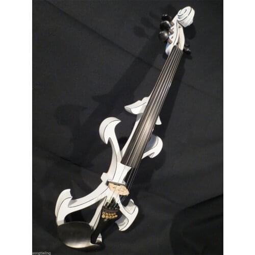 Newly model SONG Brand Top art Crazy-2 white color 5 strings 4/4 electric violin