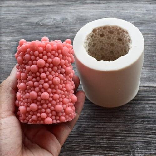 B Bubble Column Soap Mold Craft Art Silicone Soap mold Craft Molds DIY Handmade Candle molds SQ17152
