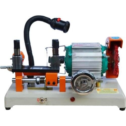 220V Horizontal Key Copy Duplicate Cutting Machine Multi-function RH-2AS Horizontal Locksmith Tools With Brush Lengthen Clamp