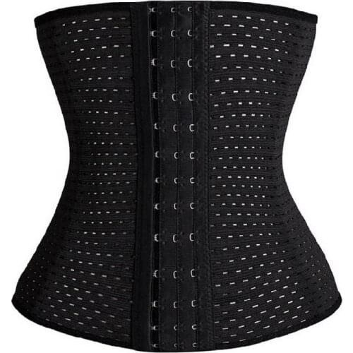 Waist Trainer Corset Hollow Postpartum Belly Band Slimming Belt Body Shaper Modeling Strap Corsets can CSV