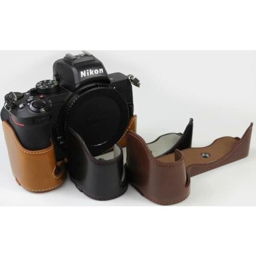 Leather Camera Protector Half case Bag Grip for Nikon Z50