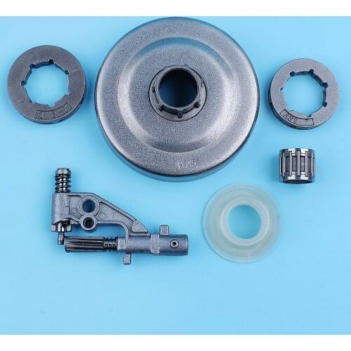 Oil Pump Clutch Drum Rim Sprocket Needle Bearing Kit For Husqvarna 357XP 359 357 XP Chainsaw Replacement Spare Part
