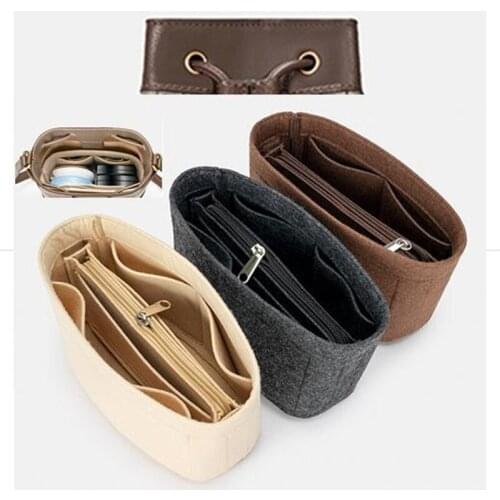 For Ophidia mini Premium Felt Insert Bag Organizer Makeup Handbag Organizer Travel Inner Purse Baby Cosmetic Bag