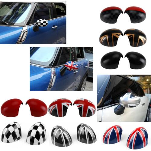Artudatech 2 x Car Mirror Covers for MINI Cooper R55 R56 R57 Accessories Auto Power Fold Mirror Caps
