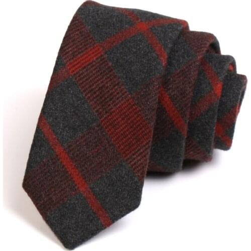 Brand New Mens Japanese Style Cotton Tie High Quality Fashion Formal Ties for Men Business Work Necktie Classical 6CM Plaid Tie