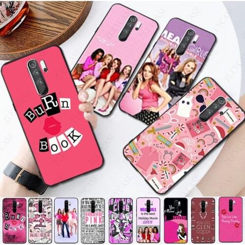 Burn Book Mean Girls Kiss Phone Case for redmi note8pro note7 note5 note6pro 8T 8A 7A 9A note9s note9pro K20 Cover