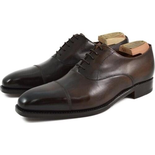 Oxford Men Dress Shoes Wedding Style Man Shoe Wedding Formal Genuine Leather Business Designer Best Men Shoes