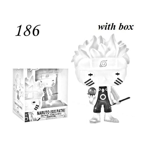 POP NARUTO Action Figures Naruto Six Path 186# Glows In the Dark Japanese Anime Vinyl Collectible Model Best Kids Gifts