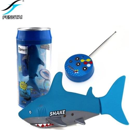 RC boat remote control simulation shark submarine infrared radio control summer swimming pool water toy boat gift for children